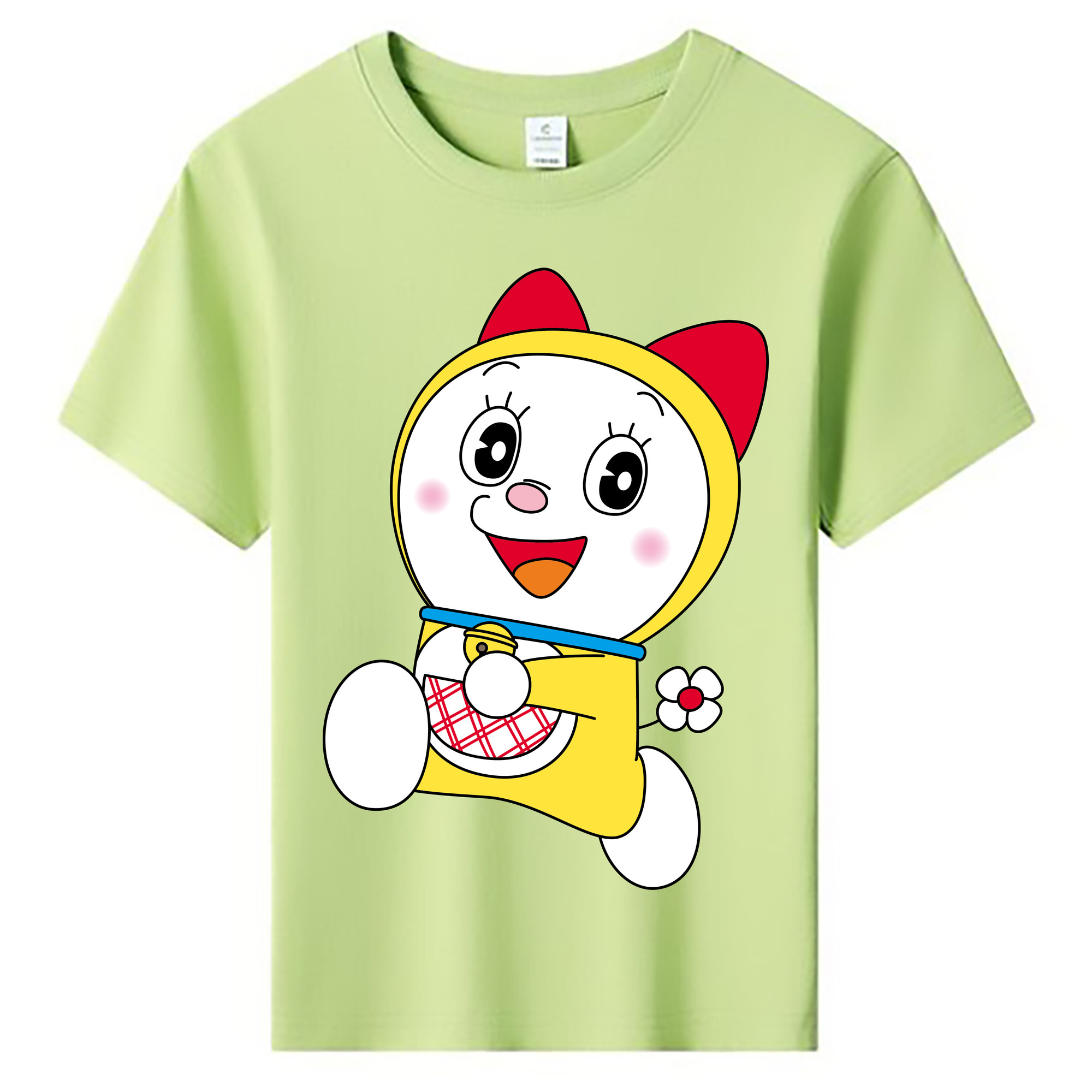 （画像用） ドラえもん ドラミ Doraemon Dorami 綿100％キッズTシャツ（フロントプリント）